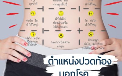ตำแหน่งปวดท้อง บอกโรคได้